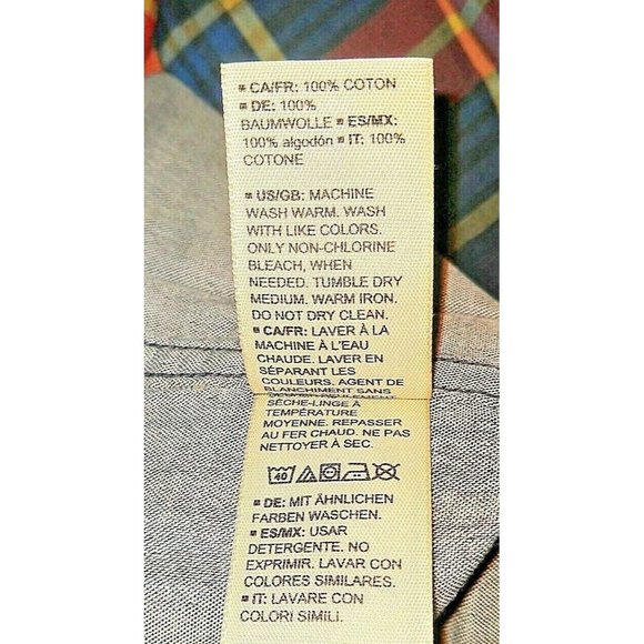 GOODTHREADS Mens Shirt Size XS Multicolor Button Down Double Face Plaid … - Picture 7 of 7